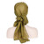 2 PCS Ladies Forehead Cross Chiffon Long Tail Cap Turban Hat, Size:One Size(Pink)