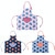 Orange Pattern Adjustable Polyester Kitchen Apron For Cooking(Gray)