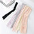 Summer Long Ice Silk Single Diamond Decoration Sun Protection Cuffs Sleeves, A Pair, Size:One Size(Purple)