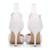 Women Shoes Lace Pearl Princess Pointed Shoes, Size:40(White 7.5 cm) Women Shoes Lace Pearl Princess Pointed Shoes, Size:40(White 7.5 cm)