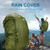 45L Adjustable Waterproof Dustproof Backpack  Rain Cover Portable Ultralight Protective Cover(Green)