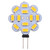 G4 12 LEDs SMD 5730 240LM 2800-3200K Plum Flower Shape Stepless Dimming Energy Saving Light Pin Base Lamp Bulb, DC 12V (Warm White)