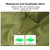 70L Adjustable Waterproof Dustproof Backpack  Rain Cover Portable Ultralight Protective Cover(Green)