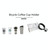 SHANMASHI Motorcycle Coffee Cup Holder Mountain Bike Electric Car Cup Holder(White)