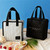 Multifunctional Portable Insulated Lunch Box Bag(Lunch White Stripes) Multifunctional Portable Insulated Lunch Box Bag(Lunch White Stripes)