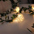 3m 20 LEDs Solar Simulation Green Leaf Rattan Rose Flower Vine LED Light String Garland Decoration