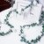 3m 20 LEDs Solar Simulation Green Leaf Rattan Rose Flower Vine LED Light String Garland Decoration