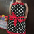 Cotton Dot Overalls Apron(White)