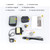 SUNDING 563C Bike Bicycle Waterproof Wireless LCD Screen Luminous Mileage Speedometer Odometer, English Version (Yellow)