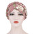 2 PCS Women Printed Brushed Milk Silk Turban Hat Short Pullover Hat, Size:One Size(Red Green)