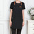 Milk Tea Coffee Fondue Restaurant Canvas Apron(Black)