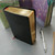 Ultra-Thick Retro Simple Lmitation Leather Thick 240-Page Horizontal Blank Notebook, Specifications:Large A5 Gold Rim Horizontal Line