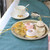 Retro Zinc Alloy Cutlery Cake Fruit Dessert Salad Clip(Round Head Gold Clip)