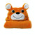 Baby Animal Shape Hooded Cape Bath Towel, Size:10075cm(Orange Deer)