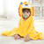 Baby Animal Shape Hooded Cape Bath Towel, Size:10075cm(Orange Deer)
