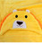 Baby Animal Shape Hooded Cape Bath Towel, Size:10075cm(Orange Deer)
