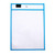 6 Pcs ?Erasable Hanging PVCA4 Transparent Sewing Red Document Dry Erase Bag, Size:2130cm(Blue)