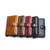 PU Aluminum Alloy Card Case Anti-magnetic RFID Shielding Anti-Theft Wallet(Black)