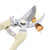 2 PCS Garden Tools Stainless Steel Pruning Shears Fruit Tree Scissors Garden Branch Shears(Elbow) 2 PCS Garden Tools Stainless Steel Pruning Shears Fruit Tree Scissors Garden Branch Shears(Elbow)