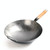 Old-fashioned Household Iron Pot Healthy Uncoated Traditional Handmade Non-stick Pot, Size:34cm, Style:With Ear