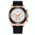 OCHSTIN 6103 Multi Function Quartz Watch Silicone Watch Band Sports Luminous Waterproof Watch(Rose Gold White)