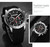 OCHSTIN 6125A Multi Function Chronograph Men  Sports Silicone Quartz Waterproof Men  Watch(Black)