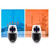 Mini Heater Home Desktop Office Multifunctional Heater, Style:With Remote Control, Plug Type:US 110v(White)