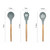 13 in 1 Silicone Wood Handle Heat-resistant Cooking Cutlery Sets Kitchen Tools with Large Container 13 in 1 Silicone Wood Handle Heat-resistant Cooking Cutlery Sets Kitchen Tools with Large Container