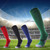 Adult Non-Slip Over-Knee Football Socks Thick Comfortable Wear-Resistant High Knee Socks(Yellow Black)