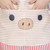 Cotton Yarn Cartoon Pig Kitchen Anti-dirty Strap Apron(Green)