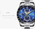 OCHSTIN   6112 Men Multi  Function Watch Fashion Sports Business Calendar Luminous Men Watch Quartz Watch Steel Watch(Silver  Black) OCHSTIN   6112 Men Multi  Function Watch Fashion Sports Business Calendar Luminous Men Watch Quartz Watch Steel Watch(Silver  Black)