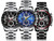 OCHSTIN   6112 Men Multi  Function Watch Fashion Sports Business Calendar Luminous Men Watch Quartz Watch Steel Watch(Silver  Black) OCHSTIN   6112 Men Multi  Function Watch Fashion Sports Business Calendar Luminous Men Watch Quartz Watch Steel Watch(Silver  Black)