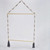 Nordic Style Wooden Color Macaron Wooden Beads String Single Hook Hanger Wardrobe Storage Pendant(Gray)