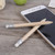 12 PCS Sharpened Pencil Round Writing Pen Wooden Student Stationery with Eraser, Lead Hardness:HB(Wood)