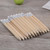 12 PCS Sharpened Pencil Round Writing Pen Wooden Student Stationery with Eraser, Lead Hardness:HB(Wood)