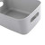Desktop Storage Box Bathroom Kitchen Plastic Storage Basket Snacks Sundry Storage Basket Cosmetics Storage Basket(White)