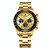 OCHSTIN Augusten 6103B Multi Function Quartz Watch Sports luminous Waterproof Watch Calendar Steel Band Men  Watch(Gold) OCHSTIN Augusten 6103B Multi Function Quartz Watch Sports luminous Waterproof Watch Calendar Steel Band Men  Watch(Gold)