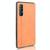 For  Oppo Reno3 Pro Shockproof Sewing Cow Pattern Skin PC + PU + TPU Case(Orange)