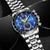 OCHSTIN   6112 Men Multi  Function Watch Fashion Sports Business Calendar Luminous Men Watch Quartz Watch Steel Watch(Blue) OCHSTIN   6112 Men Multi  Function Watch Fashion Sports Business Calendar Luminous Men Watch Quartz Watch Steel Watch(Blue)