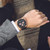 OCHSTIN 6103 Multi Function Quartz Watch Silicone Watch Band Sports Luminous Waterproof Watch(Rose Gold  Black)