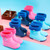 Children Non-Slip Plus Velvet Warm Cartoon Short Rain Boots, Size:Inner Length 17cm, Style:Without Cotton Cover(Pink)