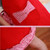 Sleeveless Bow Lace Apron with Pocket(Red White Grid on Red)