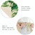 Cotton Linen Creative Plant Foliage Pattern Sleeveless Apron, Size:68x55cm(WQ0002-9)