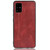 For Galaxy S20+ Shockproof Sewing Cow Pattern Skin PC + PU + TPU Case(Red)