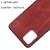 For Galaxy S20+ Shockproof Sewing Cow Pattern Skin PC + PU + TPU Case(Red)