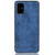 For Galaxy S20 Shockproof Sewing Cow Pattern Skin PC + PU + TPU Case(Blue)
