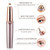 Push Button Electric Eyebrow Trimmer Automatic Hair Removal Device(Pearl White) Push Button Electric Eyebrow Trimmer Automatic Hair Removal Device(Pearl White)