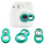 2PCS Selfie Mirror for Polaroid Mini7s / Mini8(Green)