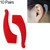 10 Pairs Glasses Non-slip Cover Ear Support Glasses Foot Silicone Non-slip Sleeve(Red) 10 Pairs Glasses Non-slip Cover Ear Support Glasses Foot Silicone Non-slip Sleeve(Red)
