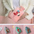 1000ml Water Injection Hot Water Bottle Creative Mini PVC Irrigation Water Heating Bag(Dark Green)